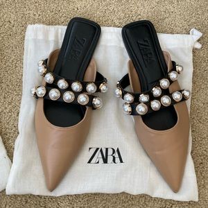 Zara shoes with pear detail